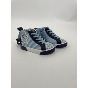 Bluey And Bingo Toddler Little Kids Zip Up High Top Size 8 Ground Up